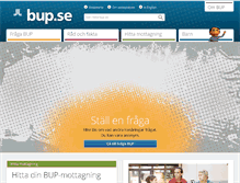 Tablet Screenshot of bup.se