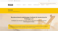 Desktop Screenshot of bup.de