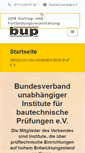 Mobile Screenshot of bup.de